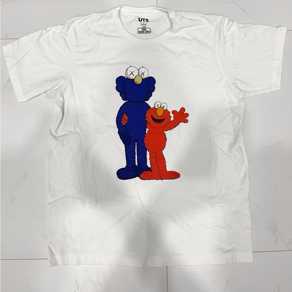 Kaws x Uniqlo x Sesame Street tee